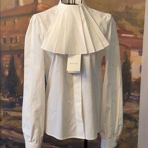 Authentic BNWT Gucci Poplin Blouse